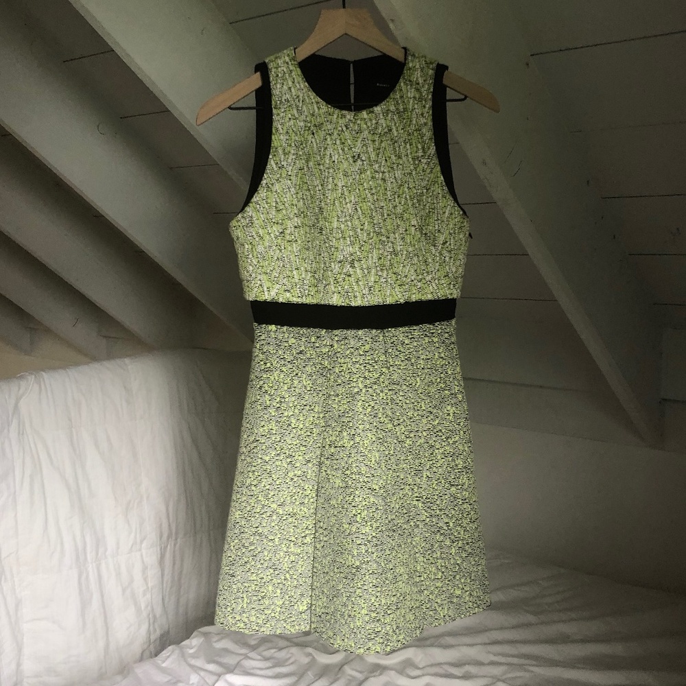Proenza Schouler Lime green textured mini Sz 2